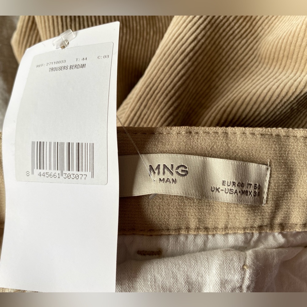 Mango Man Corduroy Trousers - Picture 4 of 12